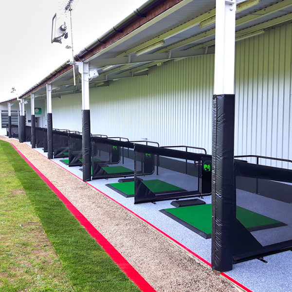 Range Master Steel/PVC Teardrop divider | Range Master Golf Services Ltd